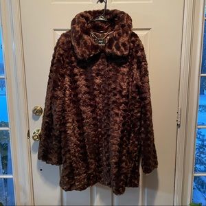 Dennis Basso Faux Fur Coat